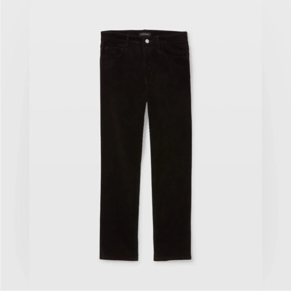 CLUB MONACO High Rise Skinny Corduroy Pants, Black, Size 6 - Picture 7 of 14